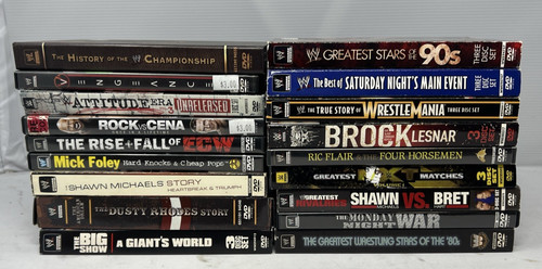 Lot assorted wwe - assorted,