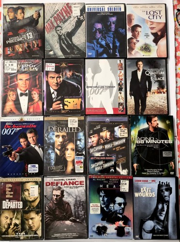 Dvd movie lot action - movie,